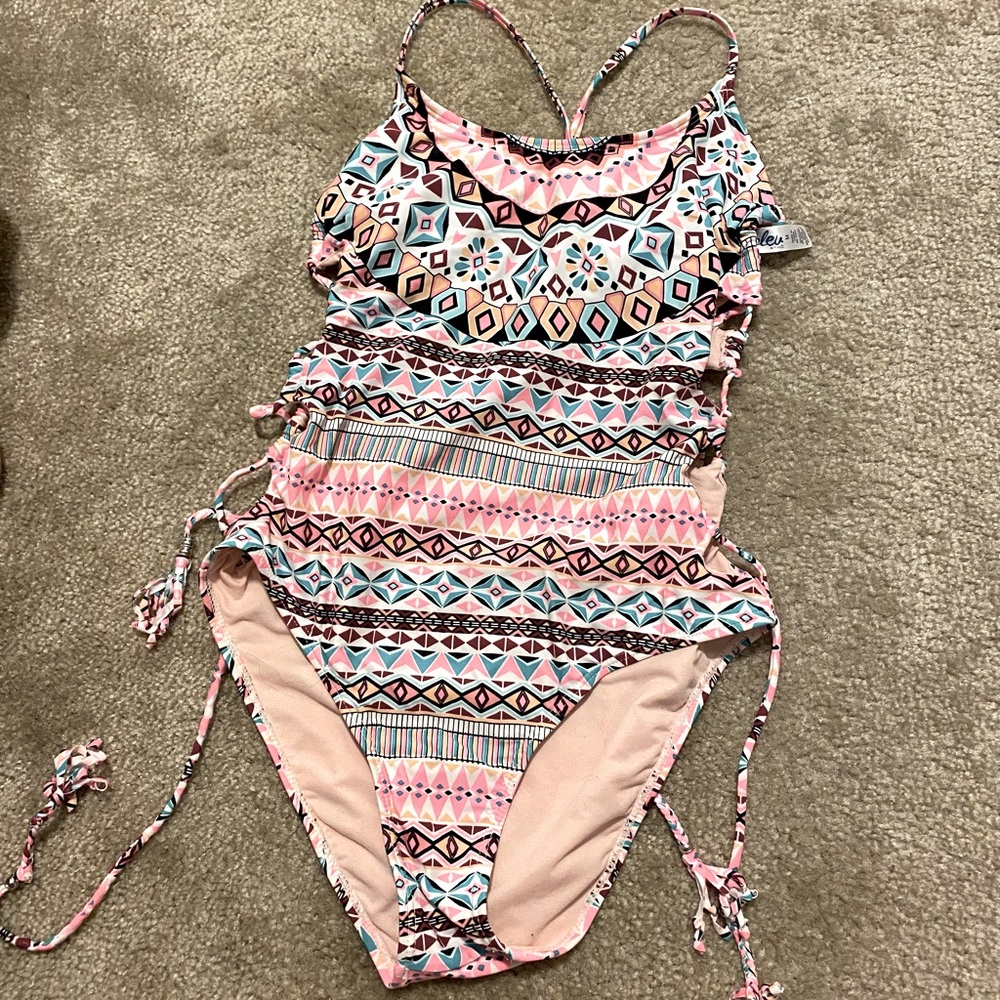 A fun& vibrant one piece swimsuit